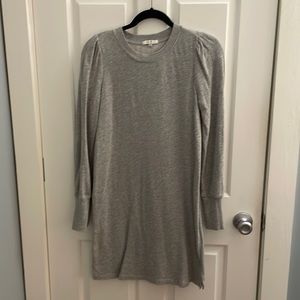 Z Supply Puff Sleeve Sweatshirt Dress